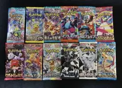 【未開封パック】　ポケモンカード　まとめ売り　　12パック　12種