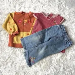 子供服　3点セット　（ 90㎝ 〜 110㎝ ）