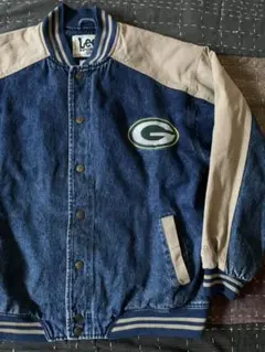 90s LEE greenbay packers デニム スタジャン NFL