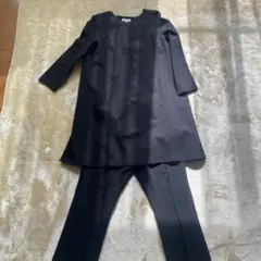 美品 PLST ブラック パンツセットアップ M フォーマル