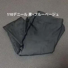 【tutuanna】まるで素肌のようなフェイクタイツ 110デニール 黒×ブルベ