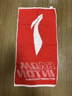 LI-NING バドミントン タオル 赤