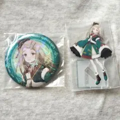 一番くじ 学園アイドルマスター F H賞 缶バッジ アクリルスタンド 篠澤広