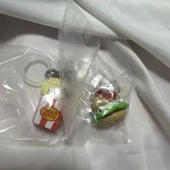 ハローキティ アメリカンデザインめじるしアクセサリー ハンバーガー ポップコーン