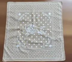 イルビゾンテ ハンカチ バンダナ コットン100％ 50×50 ベージュ ドット