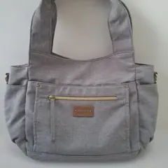 【即購入OK】ハッシュアッシュ グレー キャンバス トートバッグ
