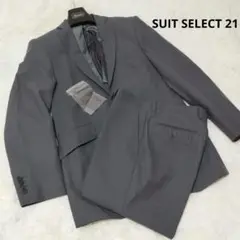 SUIT SELECT 21　スーツ セレクト　21 グレー　ストライプ　スーツ