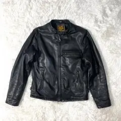 Degner シングル　ライダース　レザージャケット　キルティング　ライナー　Lのサムネイル