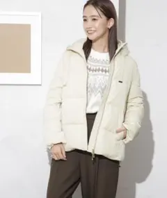 【新品タグ付き】ナノユニバース　ダウンジャケット　パディングブルゾン