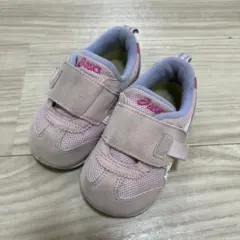 アシックス　スクスク　ピンク ベビーシューズ マジックテープ　13.5cm