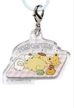 ポムポムプリン　ぼくの一日♪クリアチャーム　おひるね