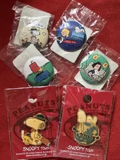 スヌーピー バッジ 6点セット