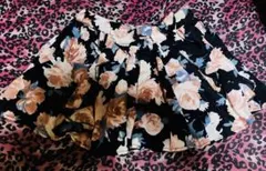 花柄 フレアキュロット Mサイズ 新品未使用タグ付き ガーリースタイル