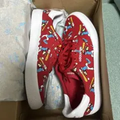 26.5cm adidas Disney Goofy スニーカー レッド
