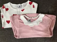 プチバトー 24m 86cm 長袖カットソー 2枚セット