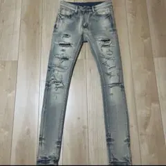 mnml ダメージ加工 スキニーデニムサイズ29