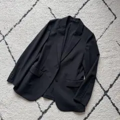 美品　ユニクロ　感動ジャケット　テーラード　ブラック　Ｍサイズ　445167