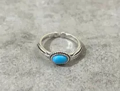 vintage ヴィンテージ リング　ターコイズリング　ユニセックス【D24】