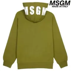 希少 MSGM 上質 フードロゴ プリント デザイン スウェット パーカー Sのサムネイル
