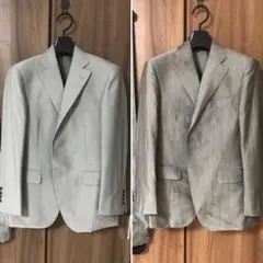 シルバーグレースーツ、2着セット