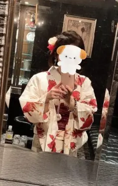 金魚柄浴衣・帯セット