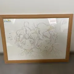 匿名配送 響け！ユーフォニアム 久美子＆葉月 複製原画 B4サイズ 額縁