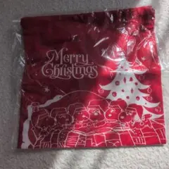 スヌーピータウン　ノベルティ2022　巾着 クリスマス　きょうだい