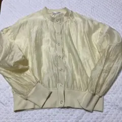 &.NOSTALGIA シアー長袖カーディガンのサムネイル