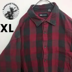US古着 フランネルシャツ Fadedgroly レッド XL