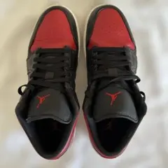 NIKE AIR JORDAN 1 LOW スニーカー レッド ブラック