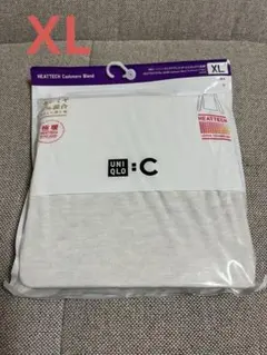 【未使用】UNIQLO極暖ヒートテックカシミヤ　タートルネックXL ナチュラル