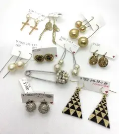 ピアス　ブローチ　まとめ売り　10個セット