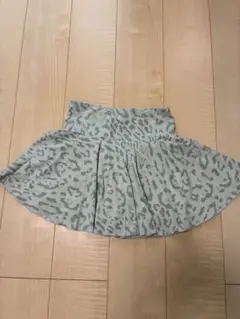 ヒョウ柄スカート インナー付き