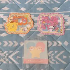 サンリオキャラクターズ シール 3枚 新品未使用品