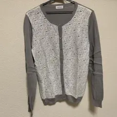 LEPSIM レースニットカーディガン