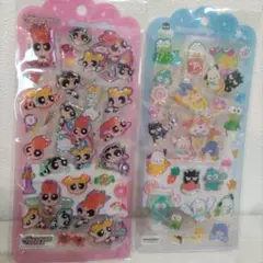 確実正規品パワーパフガールズ 、ハピダン　ドロップジュエリーシール