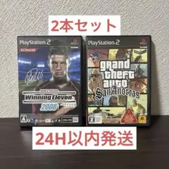 Winning Eleven 2008 & GTA サンアンドレアス PS2