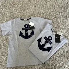 Tappet マリン柄 Tシャツ 150cm グレー 2枚セットのサムネイル