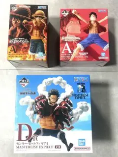 【即購入歓迎】1番くじ ワンピース 未開封ルフィ フィギアセット