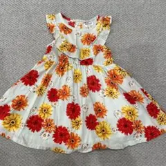 ブリーズ　花柄ワンピース　90