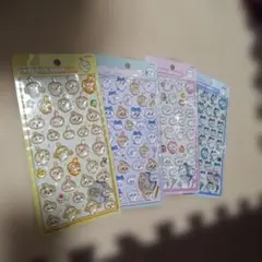 『正規品』ちいかわ　第一弾　ボンボンドロップシール　4枚セット