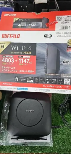 BUFFALO WSR-6000AX8　3200AX4S2台セット BUFFALO WSR-6000AX8 3200AX4S2台セット - メルカリ
