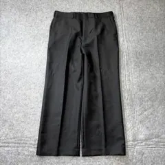 00s ワイドスラックス パンツ 黒 アメカジ シティボーイ ノームコア モードのサムネイル