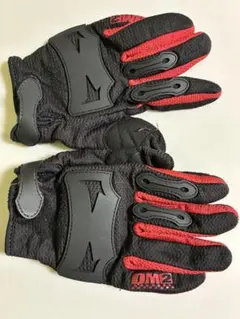 DM2 バイク用グローブ ブラック レッドのサムネイル