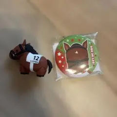 レイデオロ 競走馬 フィギュア 缶バッジ セットのサムネイル