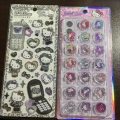 キティちゃん おはじきシール＆平成はっぴーフォン