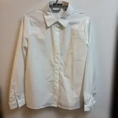 ホワイト 長袖シャツ サイズM
