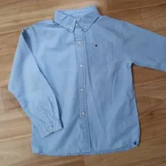 トミーヒルフィガー 長袖シャツ 水色 110cm
