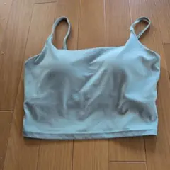 ヨモメントミントグリーン ヨガウェア クロスバック