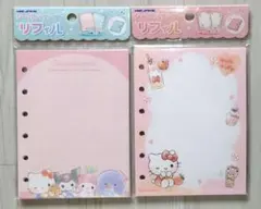 サンリオキャラクターズ　ハローキティ　シールバインダーリフィル　カミオジャパン